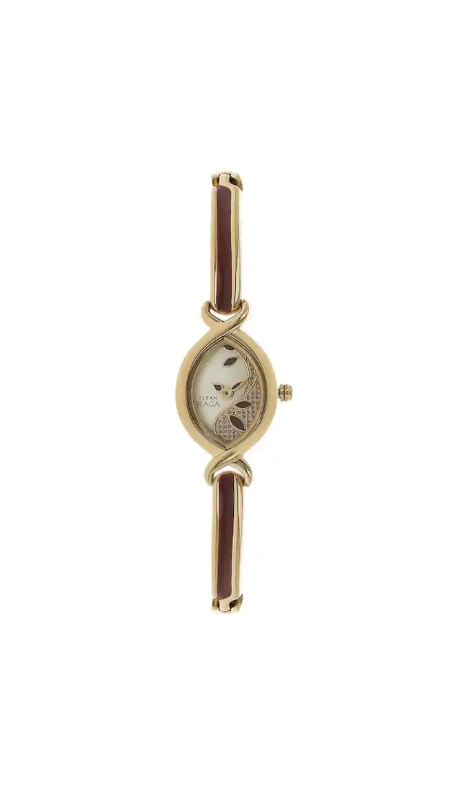 Titan Women's Raga Jewelry-Inspired Gold-Tone Watch